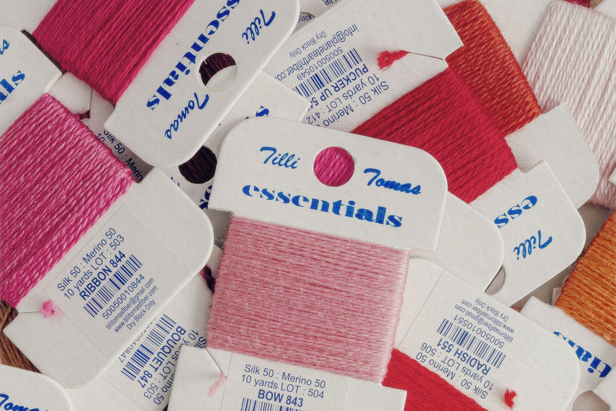 Tilli Tomas Essentials Reds & Pinks Silk Wool Blend