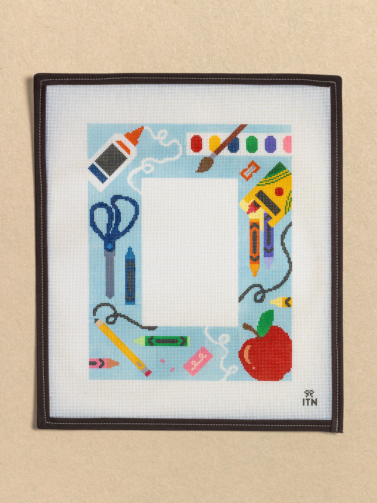 School Supply Picture Frame