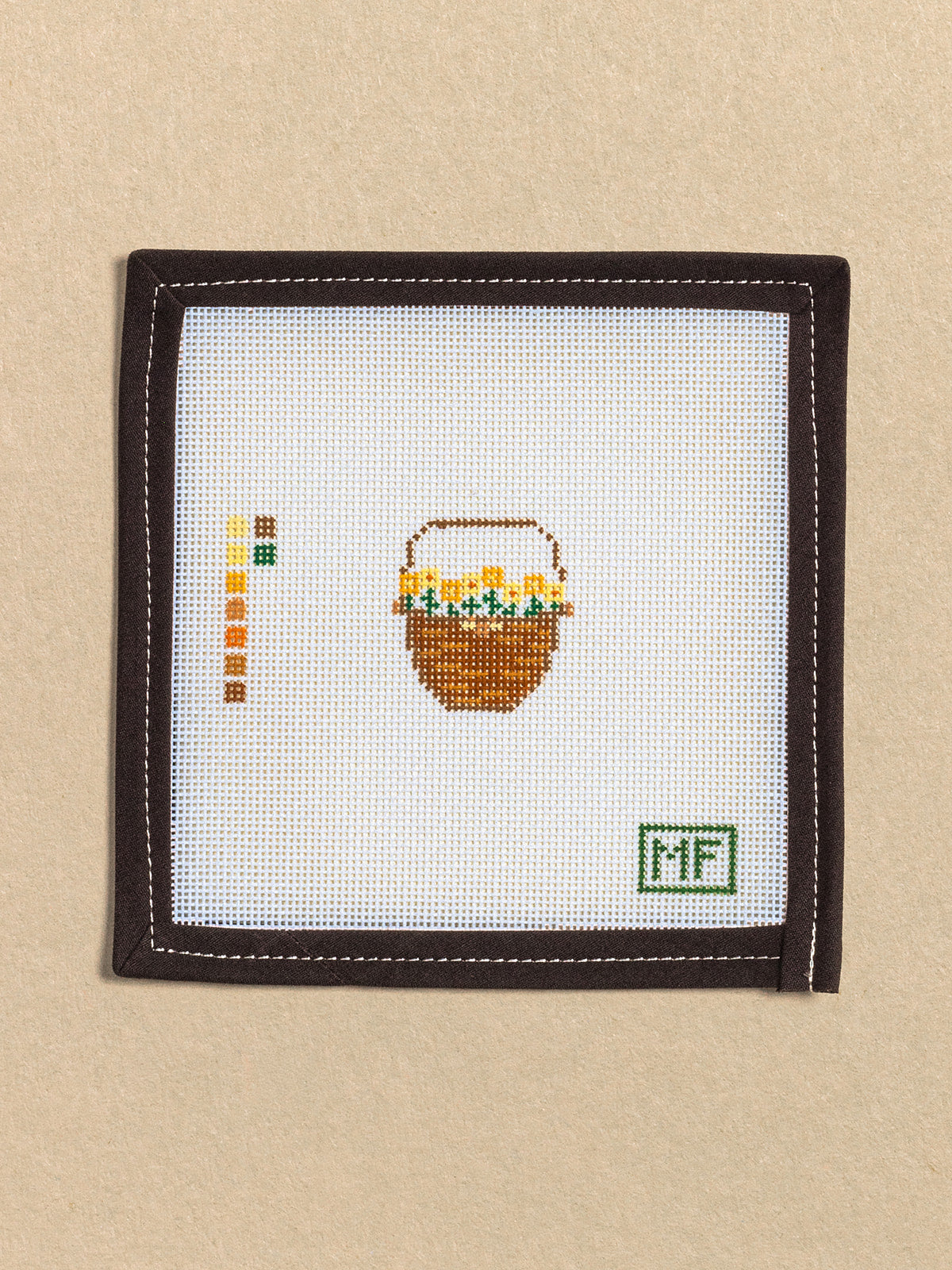 Lightship Basket with Yellow Daffodil Flowers Mini