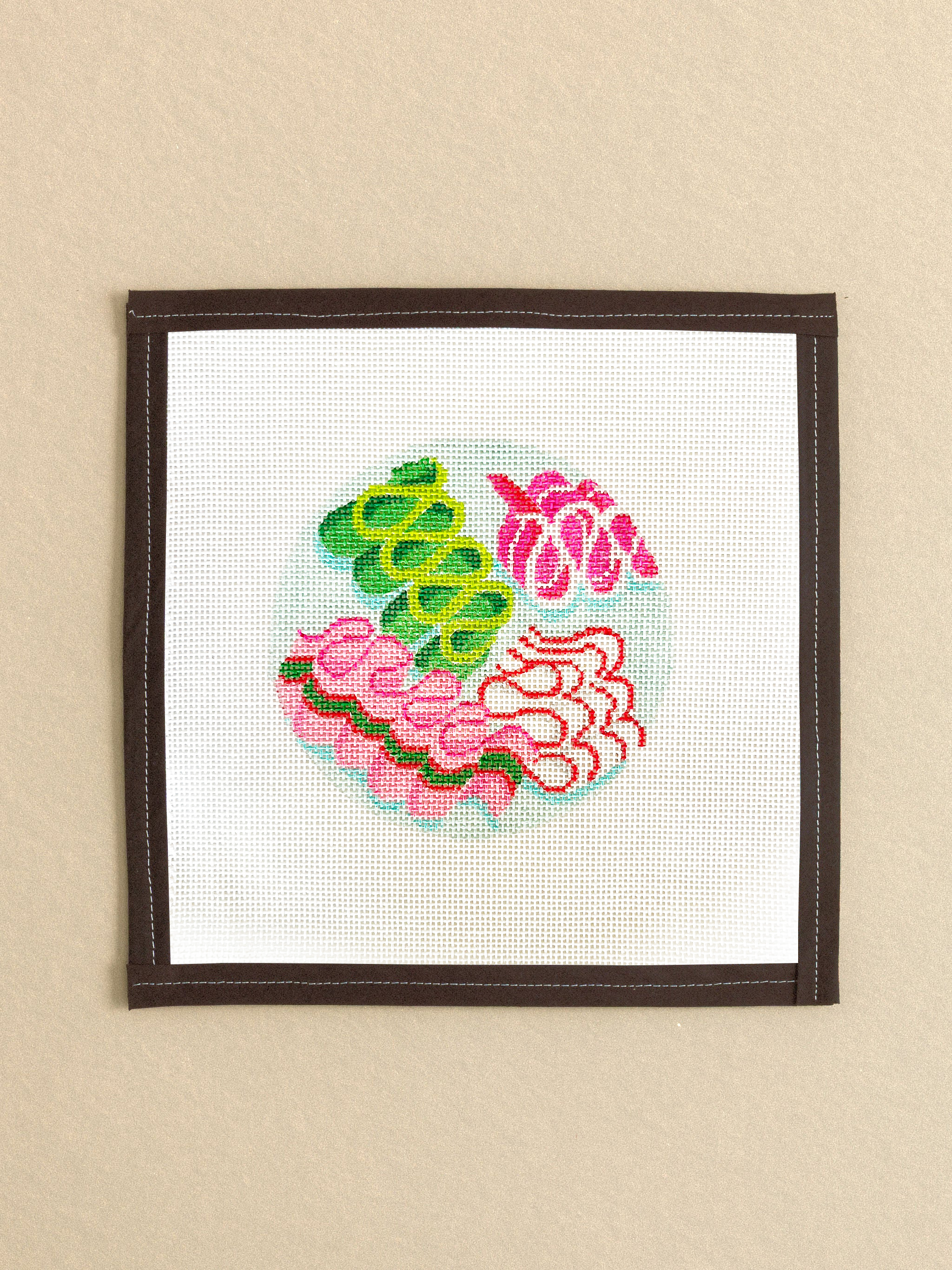 Holiday Ribbon Candy needlepoint canvas by Blueberry Point Canvas