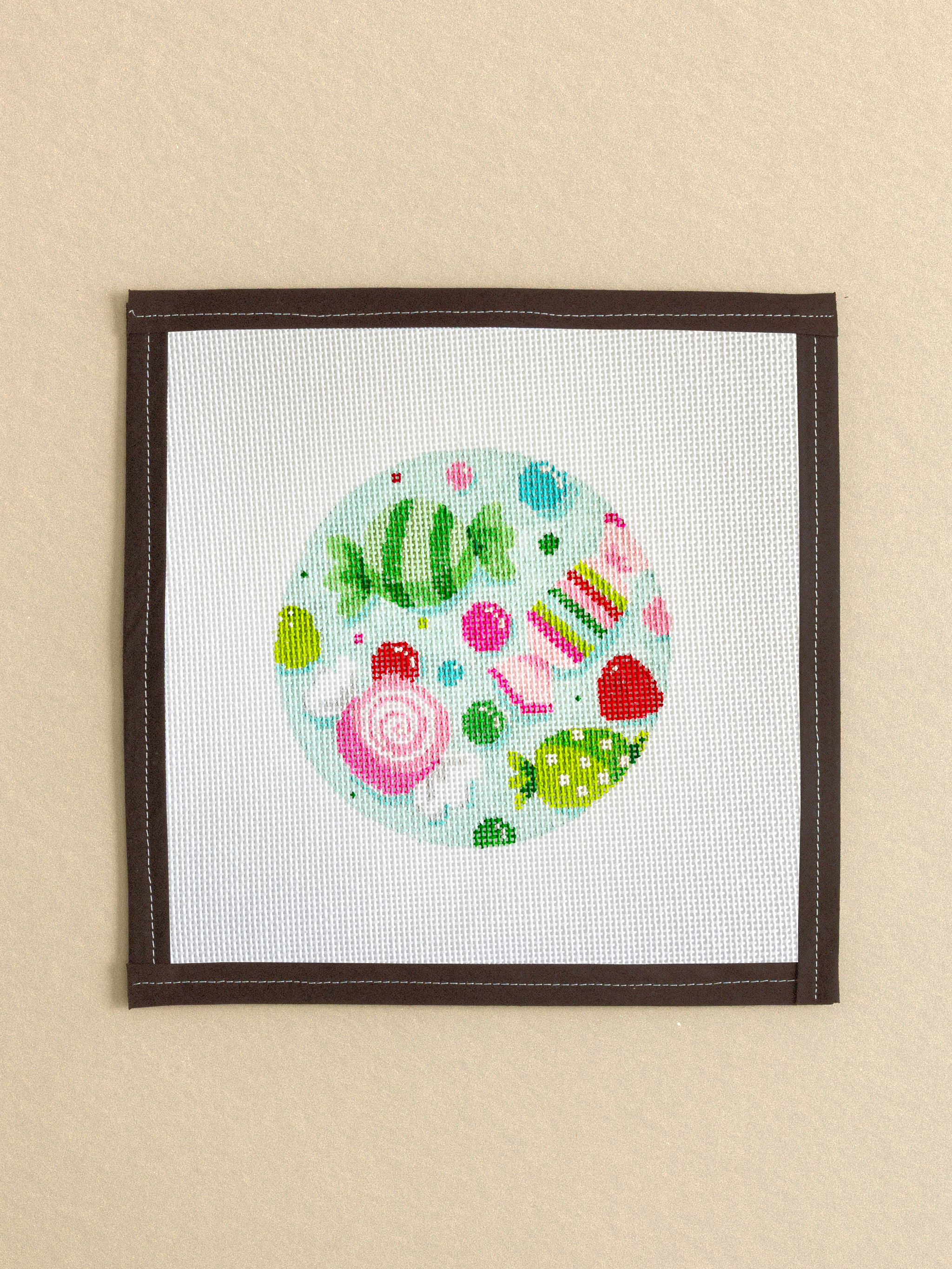 Holiday Taffy needlepoint canvas by Blueberry Point Canvas