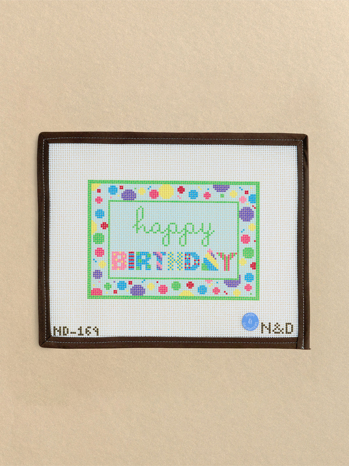 Happy Birthday Sign (Patterned Letters)