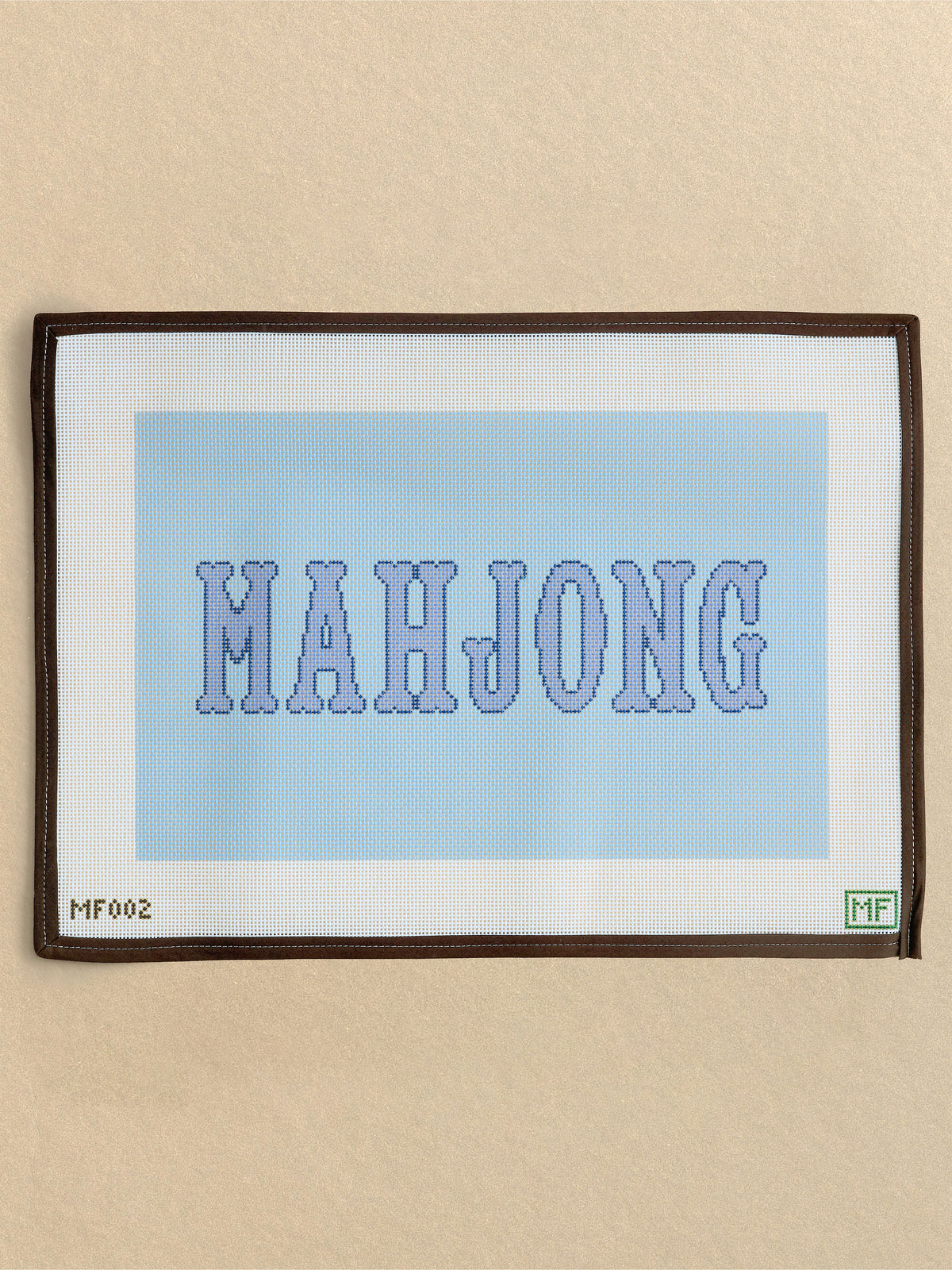 Blue Mahjong Tile Bag