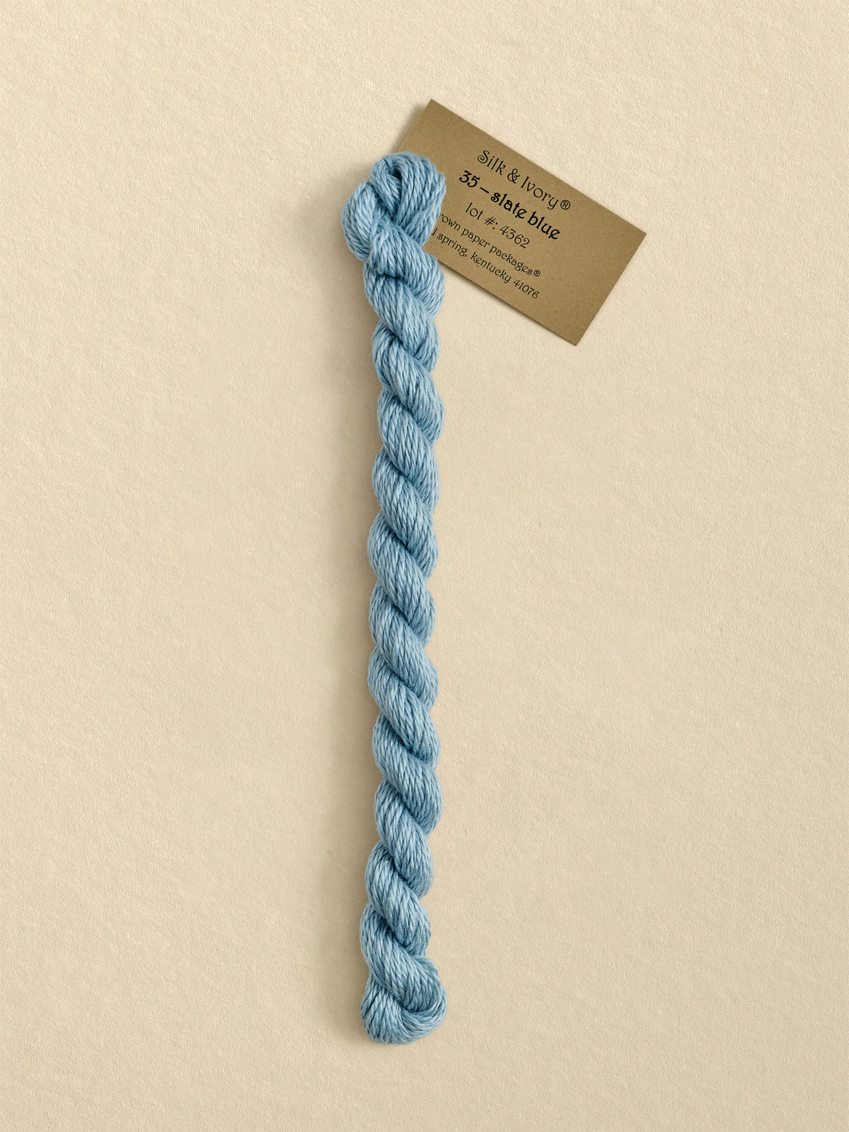 Silk & Ivory Slate Blue 035