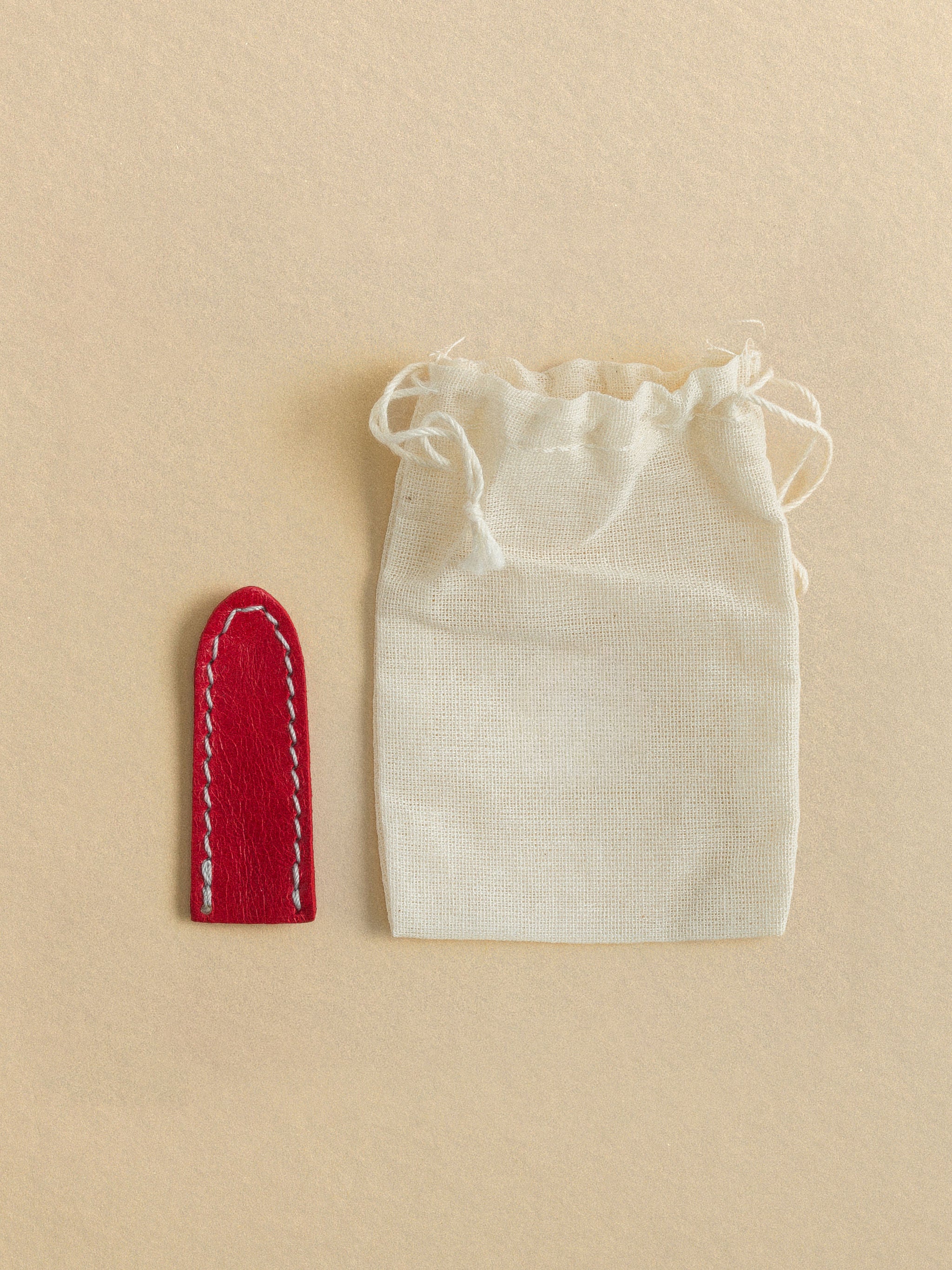 Leather Scissors Pouch needlepoint scissor pouch by Le Fil