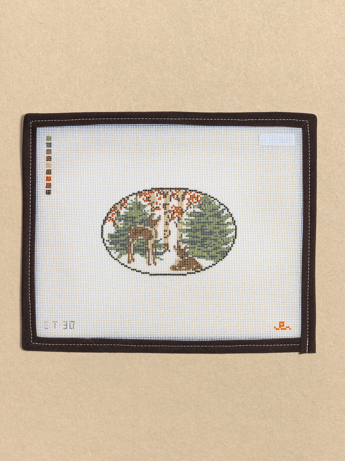Fawn Oval Canvas