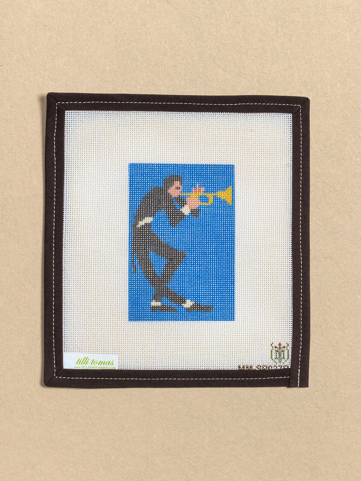 Trumpet Man Blue