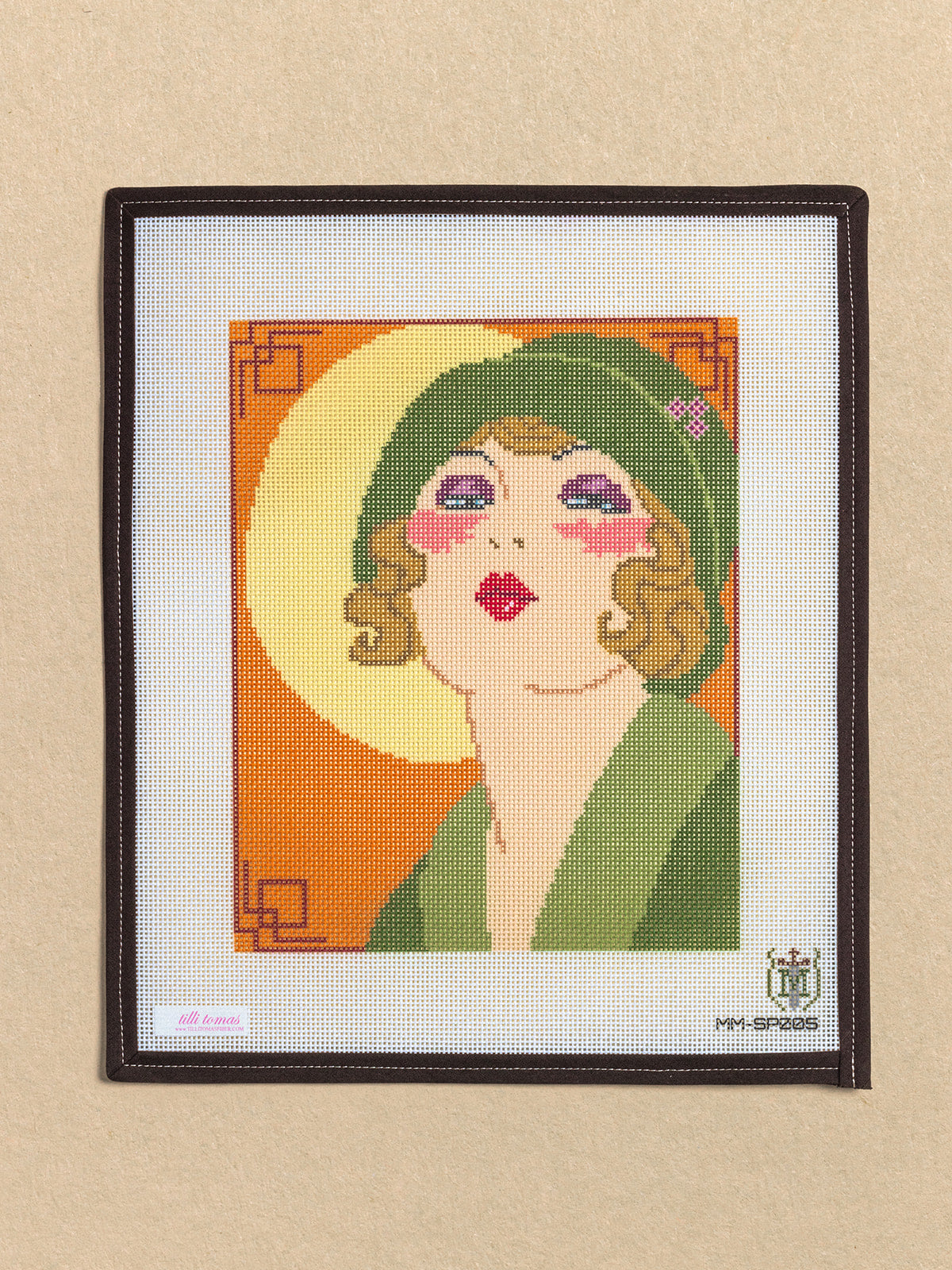 Green Flapper Portrait