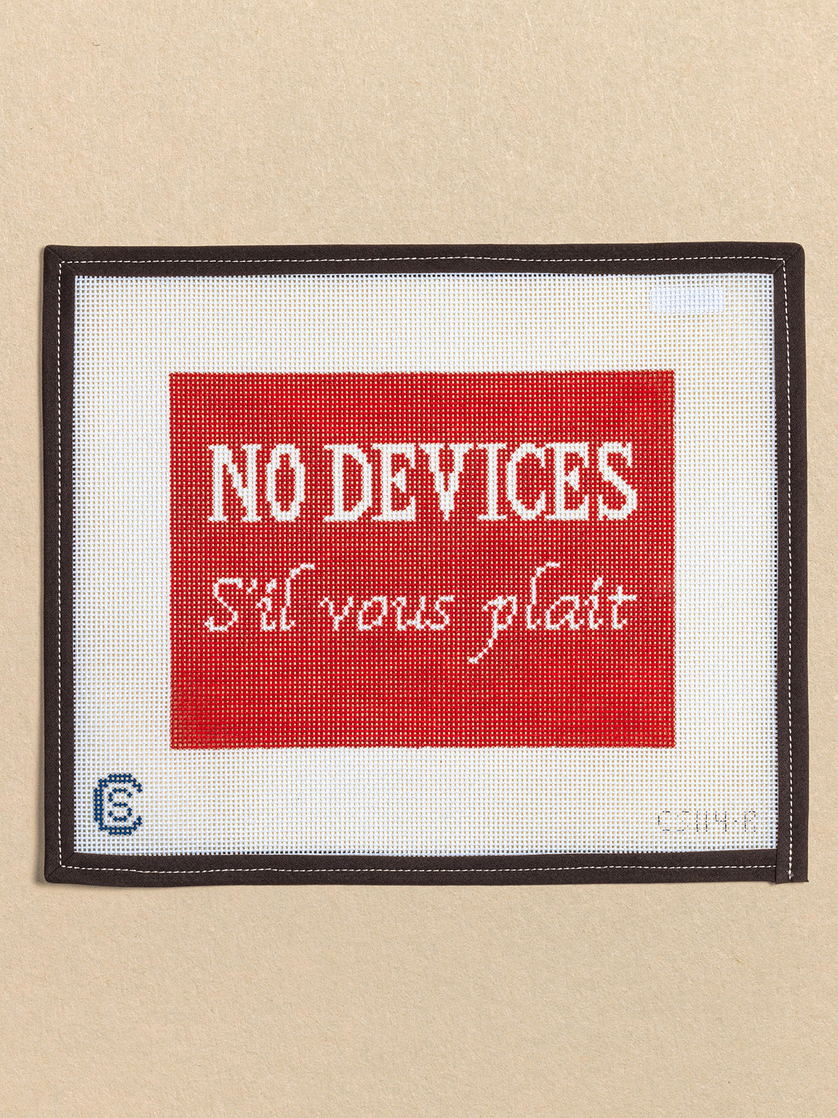 No Devices S'il vous Plait in Red