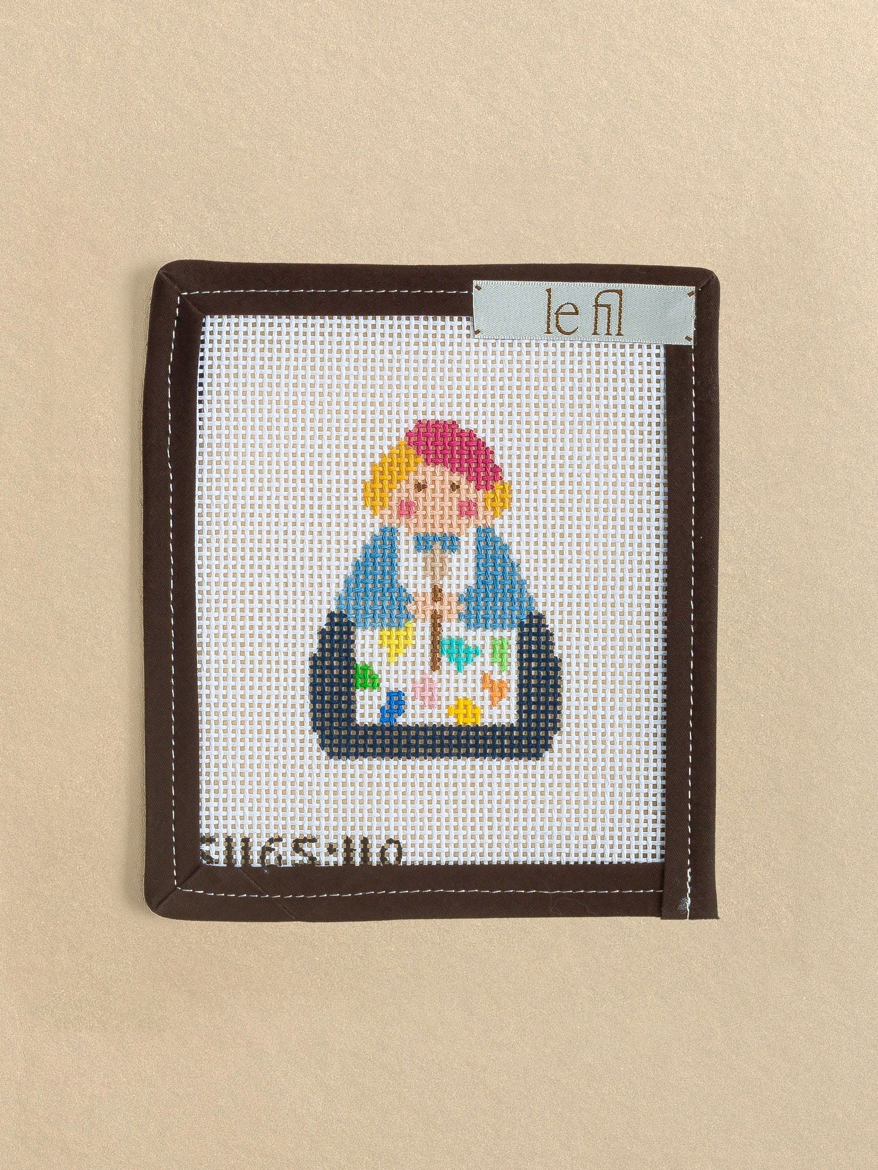 Artist Angel needlepoint canvas by Stitch-Its