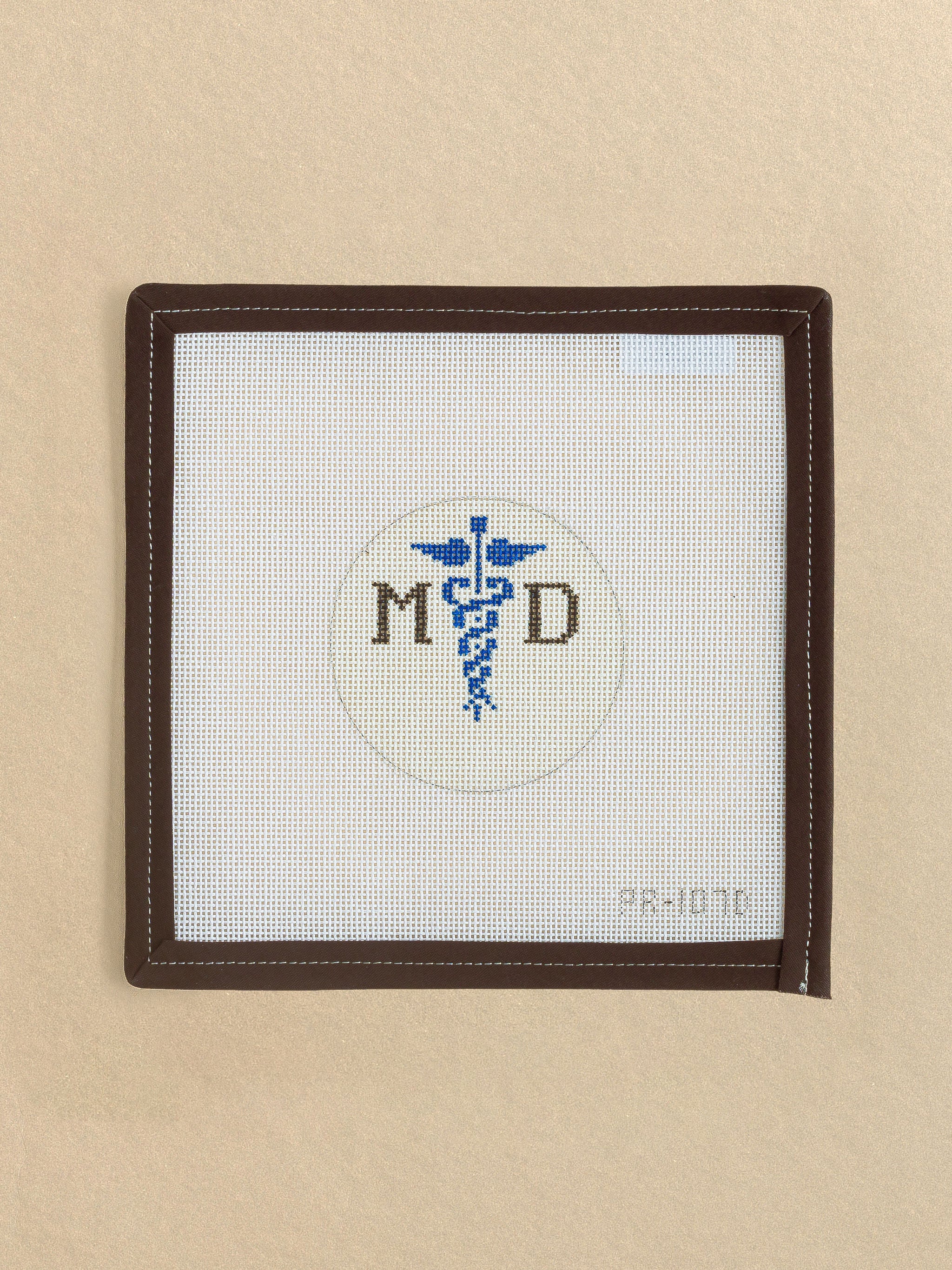 Doctor Round needlepoint canvas by Pip & Roo