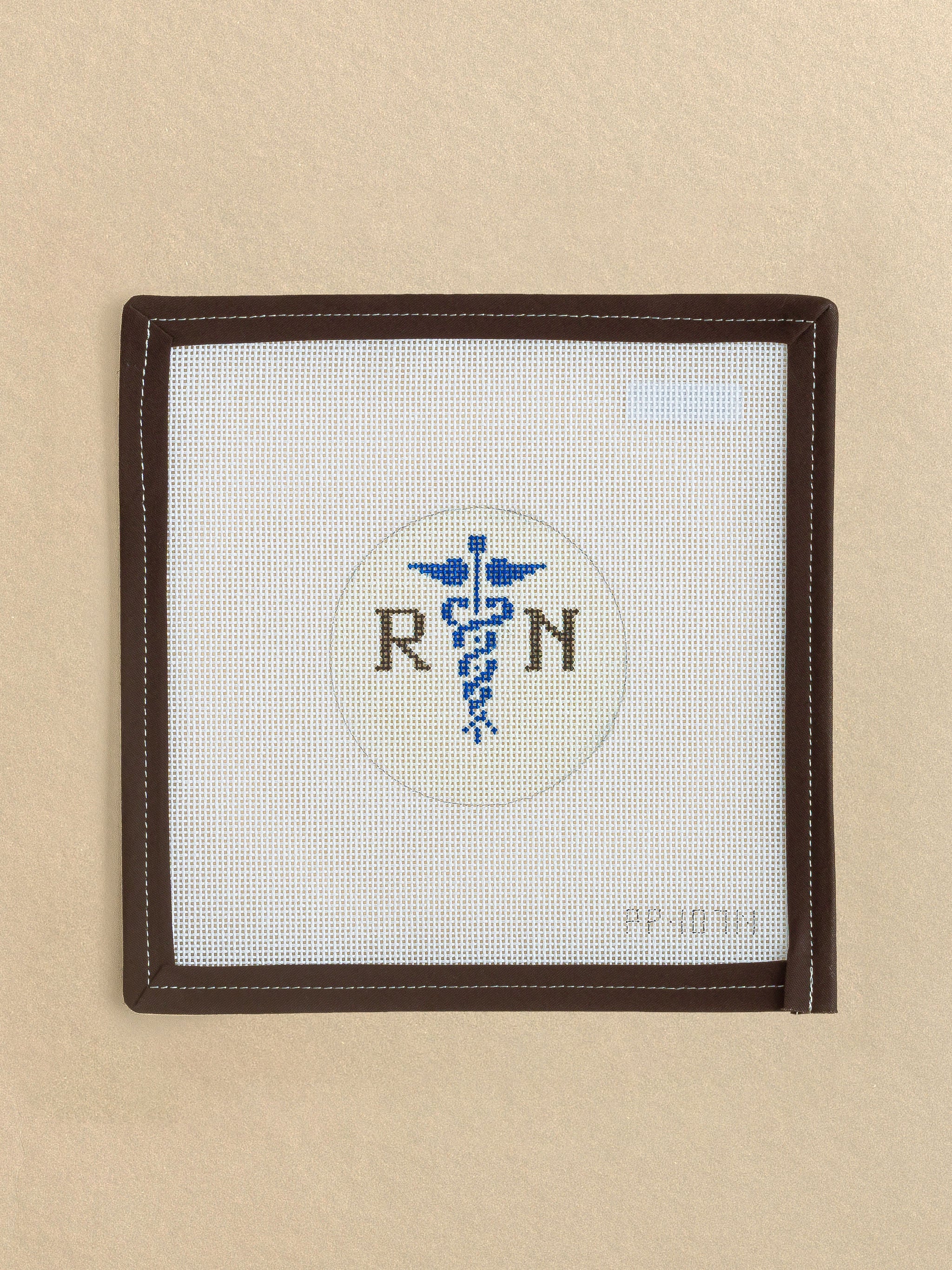 Nurse Round needlepoint canvas by Pip & Roo