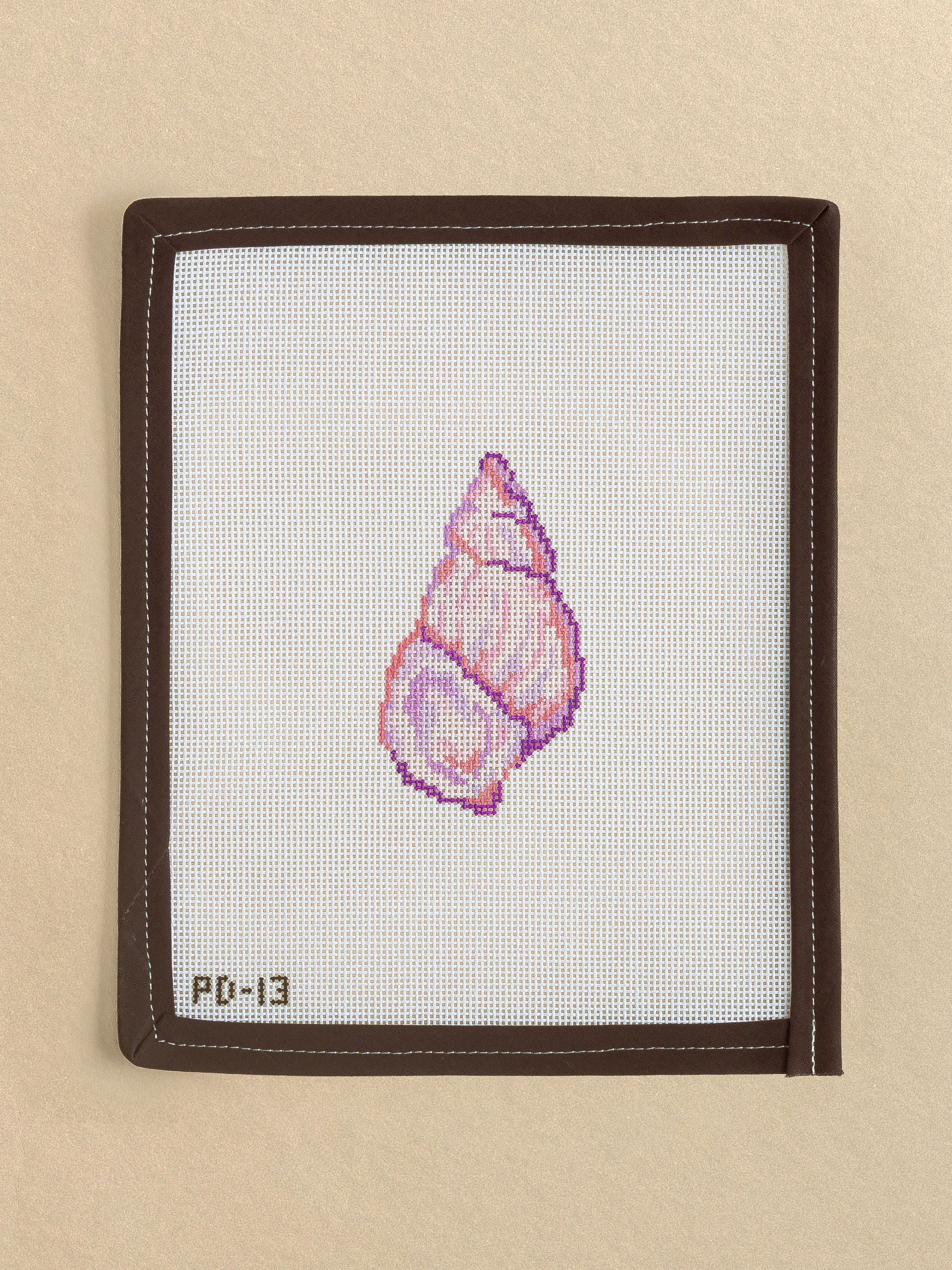 Spiral Shell needlepoint canvas by Pippa Designs