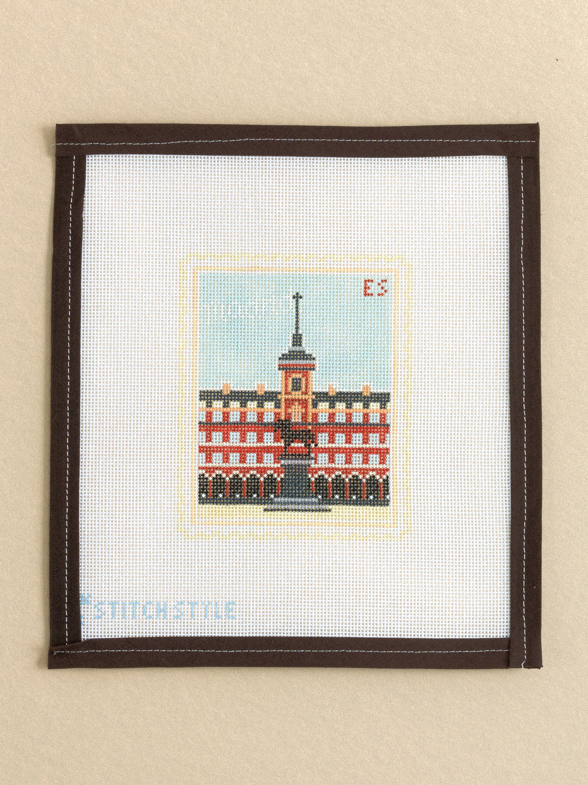 Madrid Plaza Mayor Stamp