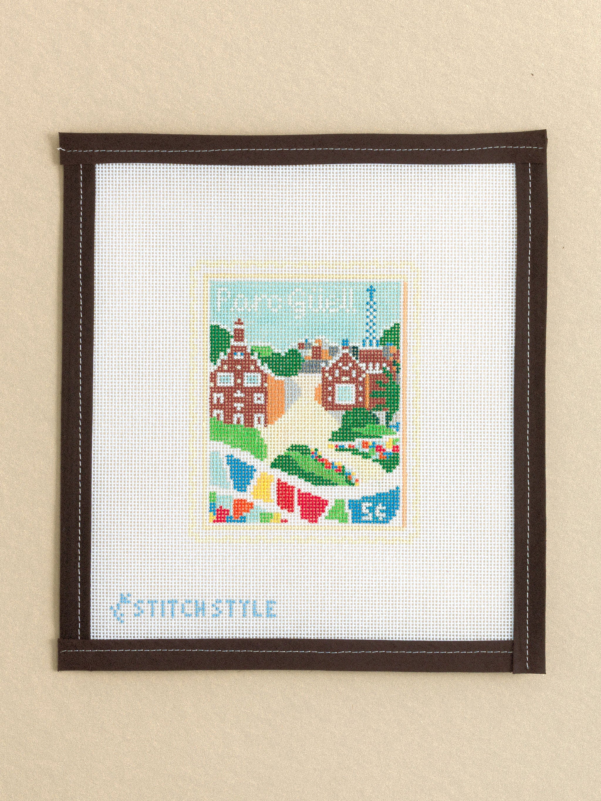 Barcelona Parc Guell Stamp