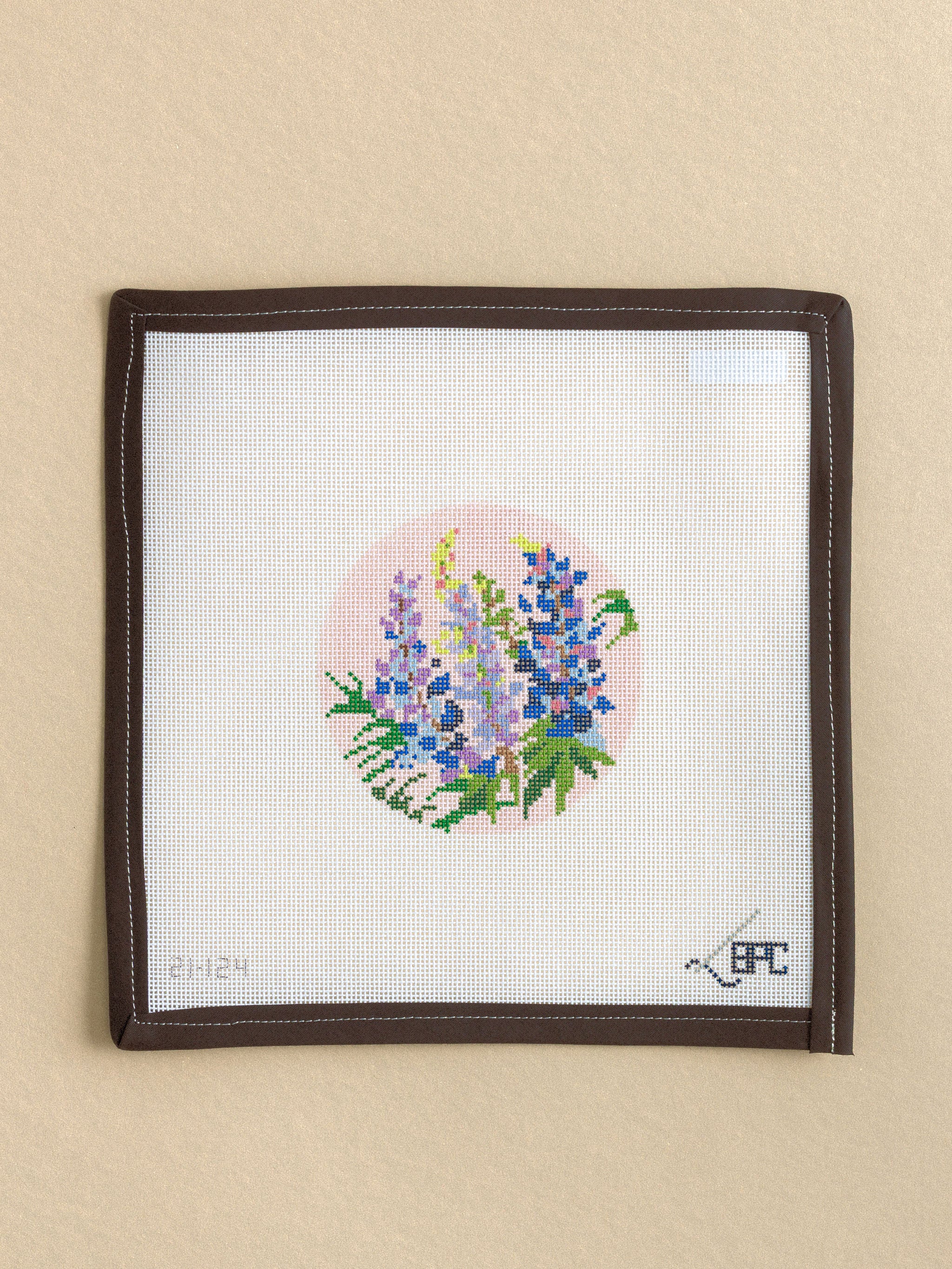 Pink Oriente Italiano Ginori Ginger Jar Needlepoint Canvas | Le Fil