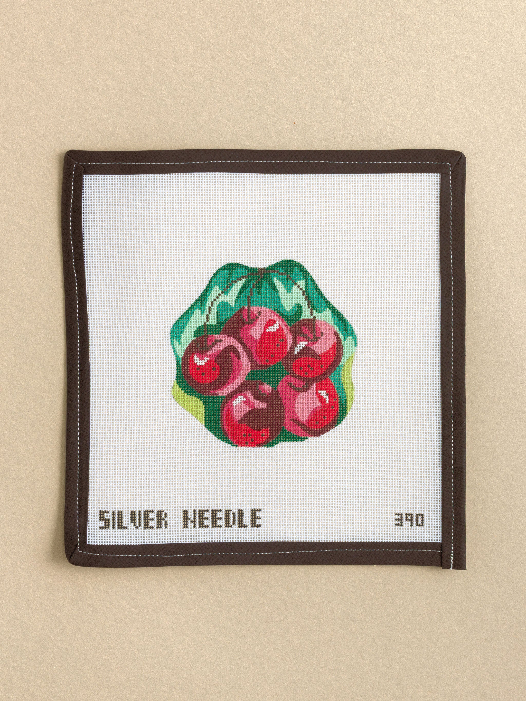 激レア90's m.c.A.T FRUITS USA S.Stitch　フェード Cherries Needlepoint Canvas | Le Fil
