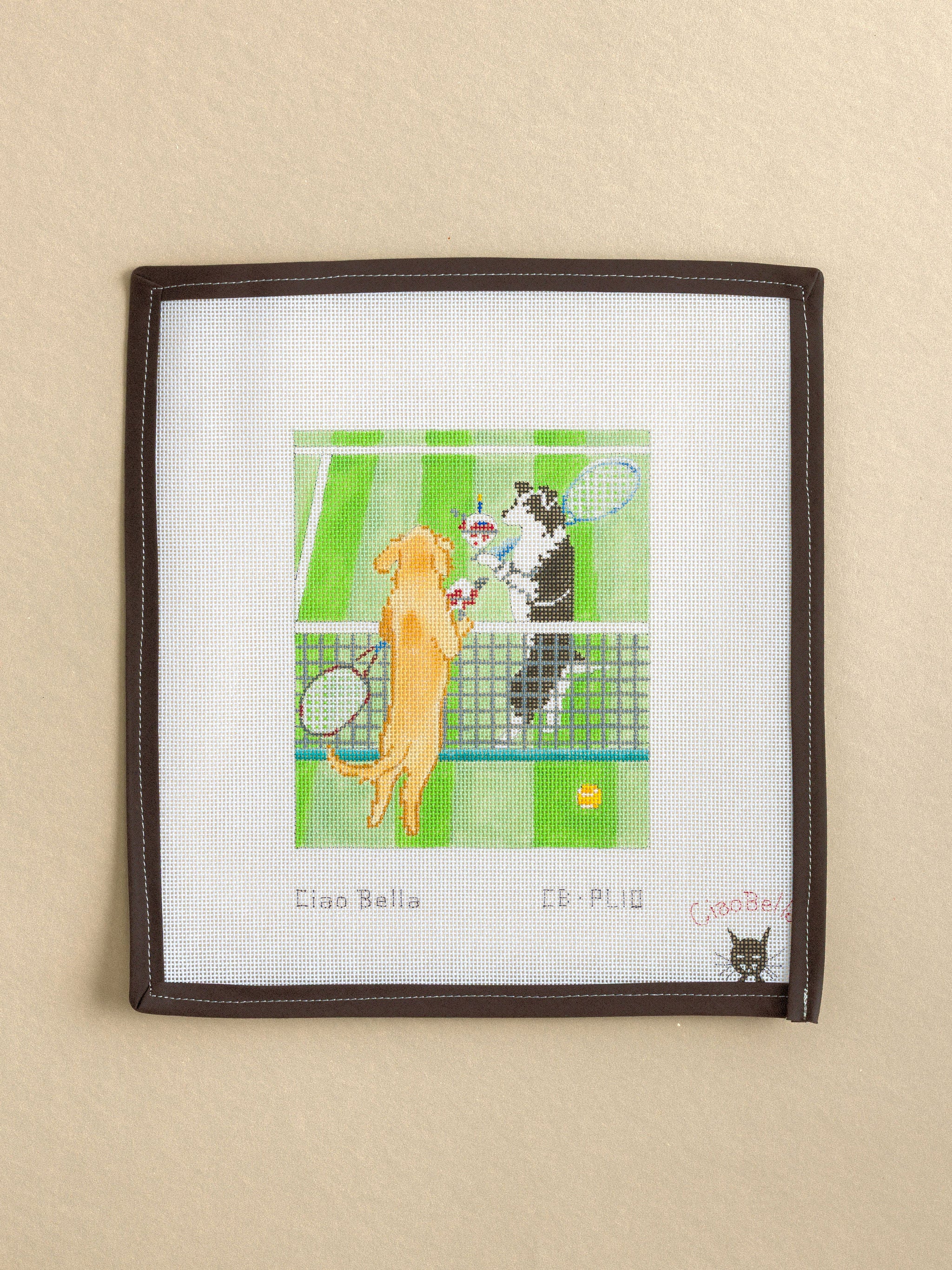 Apple Needlepoint Canvas | Le Fil