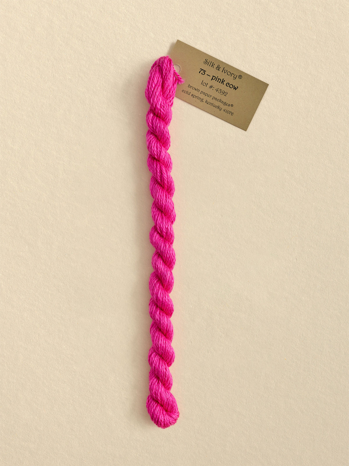 Silk & Ivory Pink Cow 073