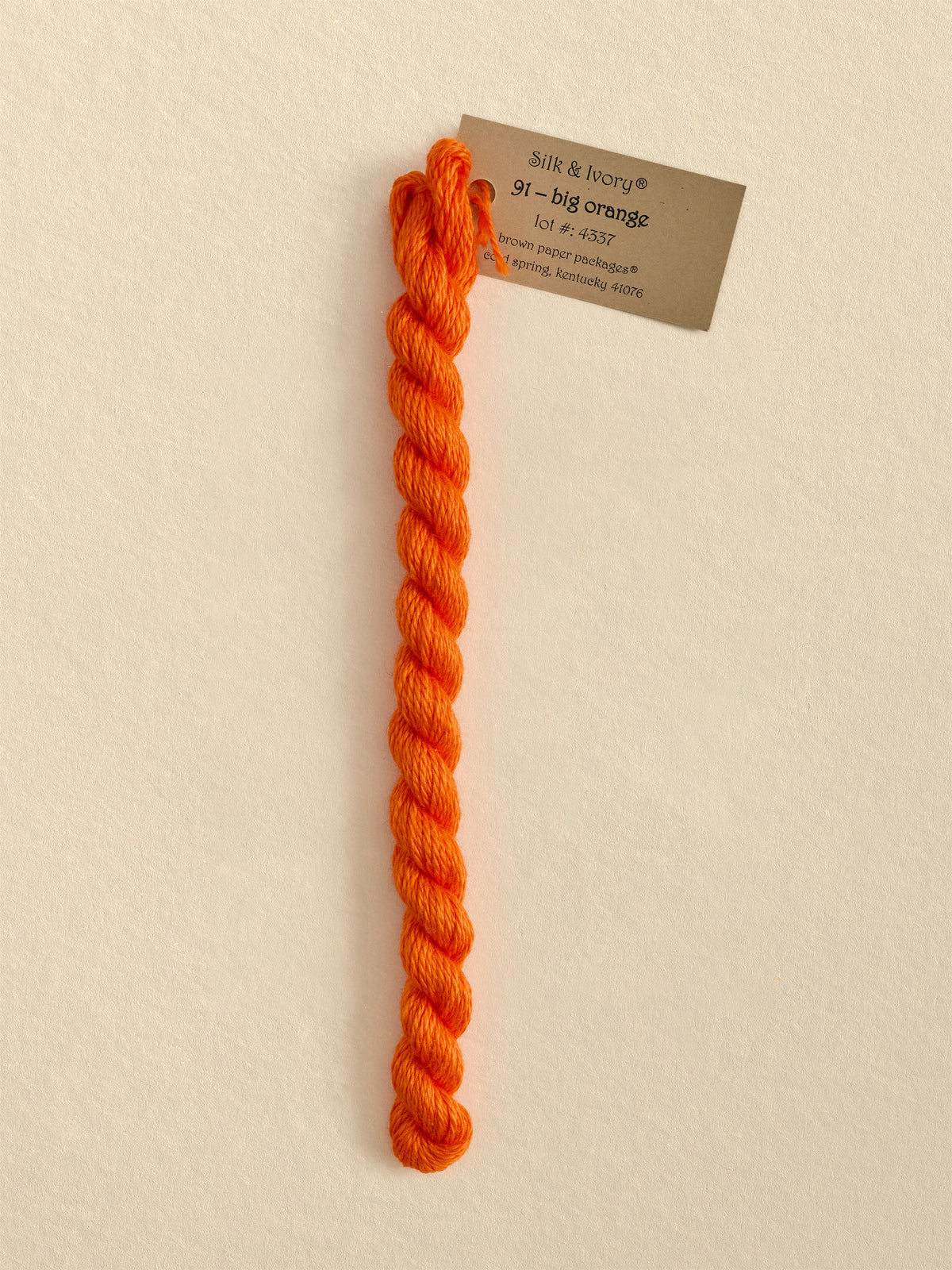 Silk & Ivory Big Orange 091