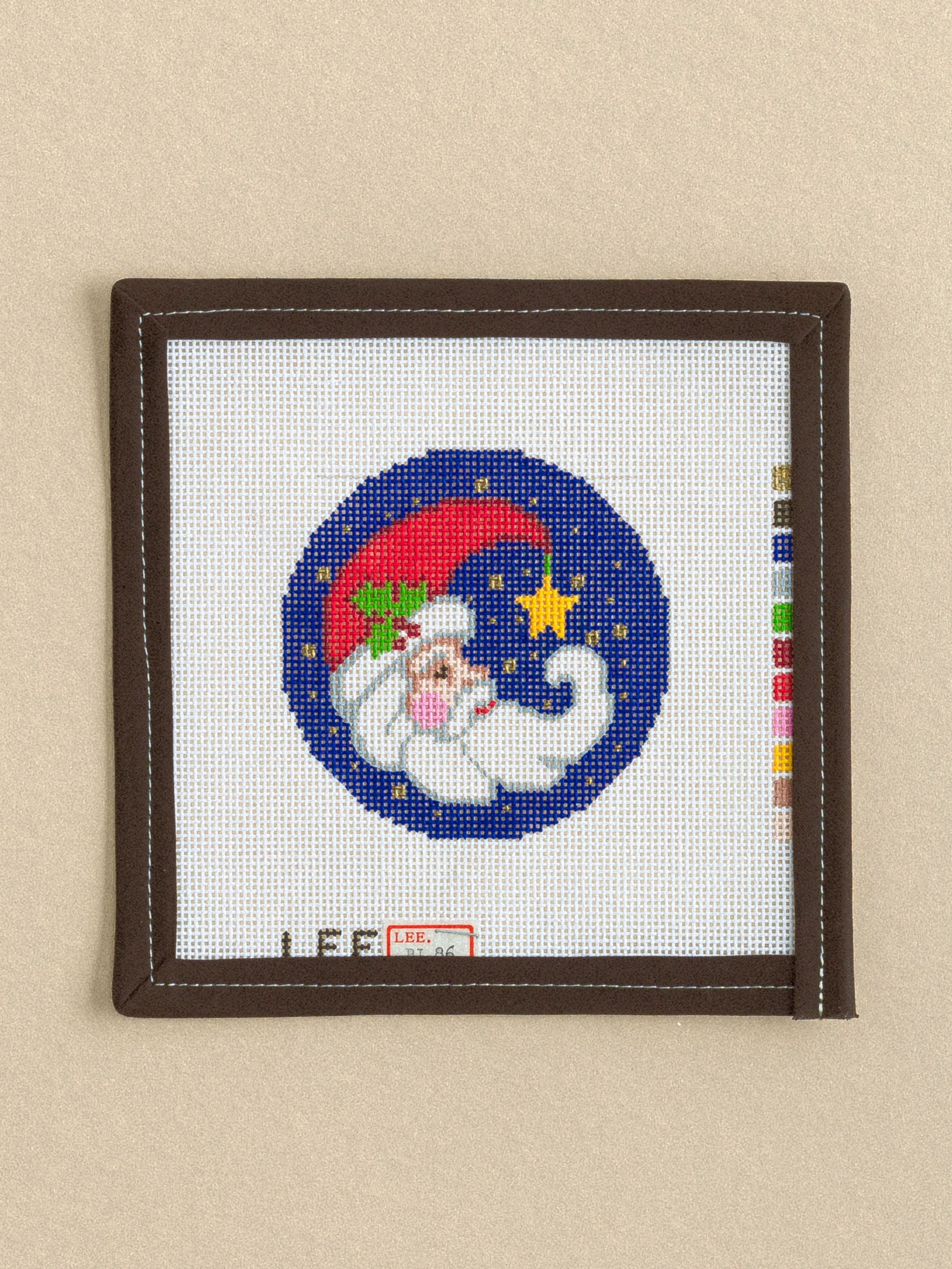 The Gilded Garden Series: Silver Snowpeas Needlepoint Canvas | Le Fil